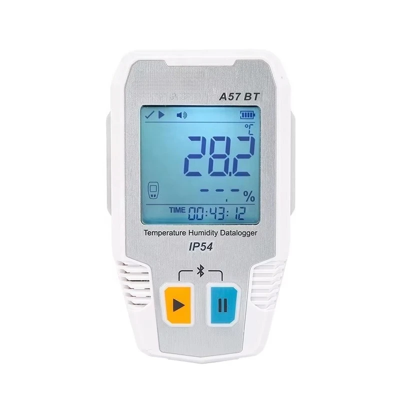 

Temperature Humidity Datalogger A57 BT Digital Food Cold-chain Transportation Thermometer Hygrometer