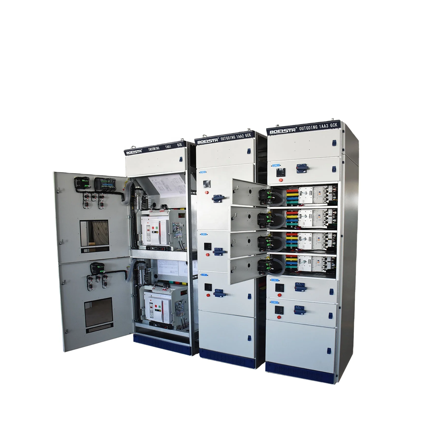 GCK Low Voltage Power Distribution Board Dual Power Supply ATS Switchgear Panel With 2 ACB