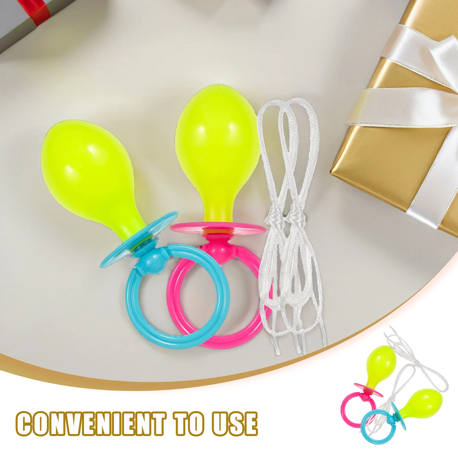 

2pcs Jumbo Pacifier Party Favor Funny Adult Baby Costume Accessory Oversized Pacifier Prop For Cosplay Halloween Theme Parties