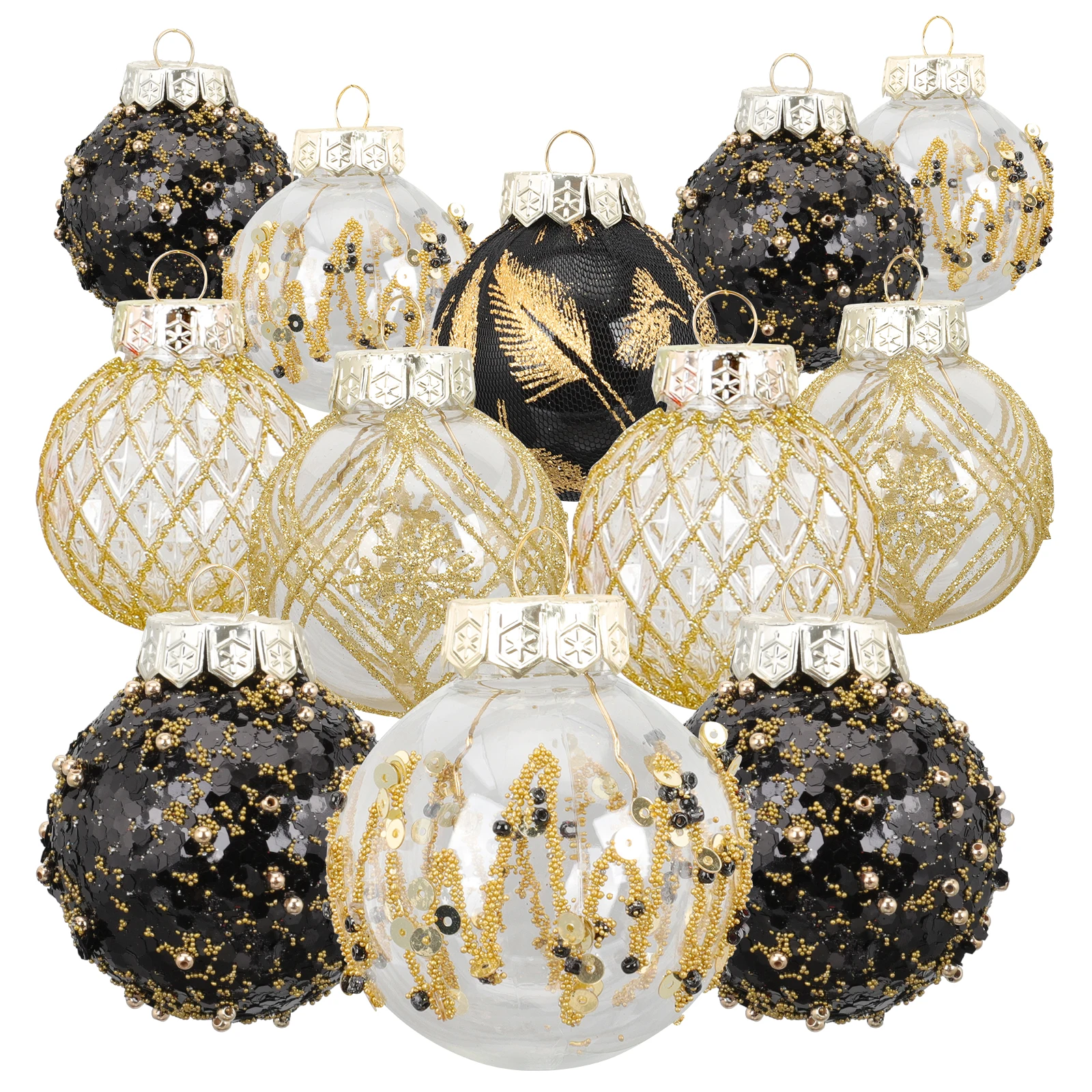 

25pcs Christmas Ball Ornaments Shatterproof Xmas Balls Hanging Decorations For Tree Window Yard Party Photo Props