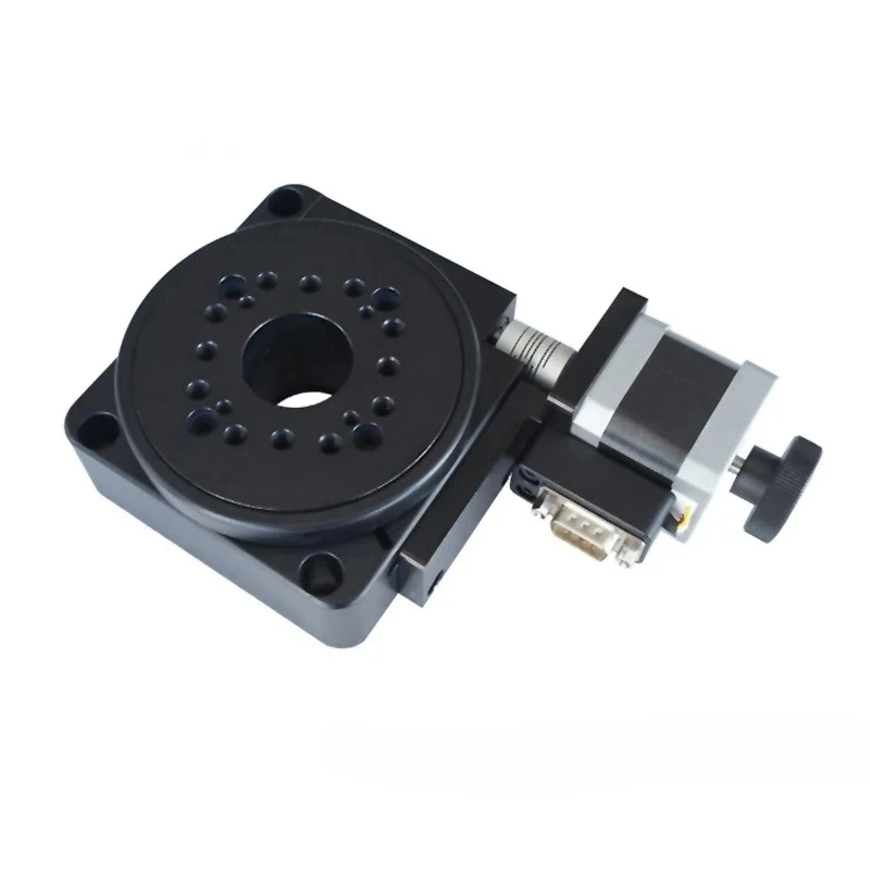 Suitable for PX110-100 electric precision rotary table, stepper motor direct drive worm gear rotary platform
