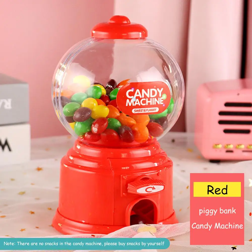 Hucha de dulces bonita para niños, Mini máquina de dulces, regalo de burbujas, caja de dinero para niños, dispensador de juguetes, Caja de Ahorro de monedas de Gumball, decoración del hogar