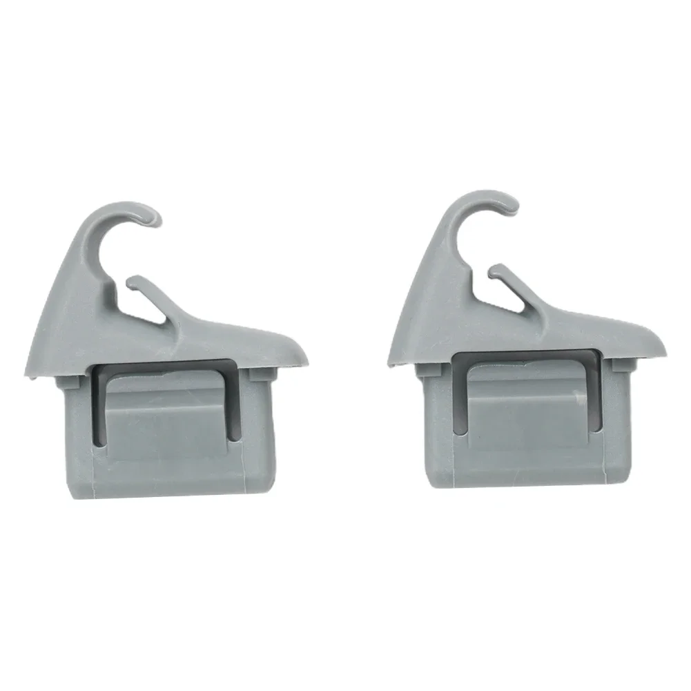 2X Grey Sun Visor Holder Clip Holder Hook MR654343 Sun Visor Clip Hook For MITSUBISHI Lancer Outlander Sport For ASX Holder Hook