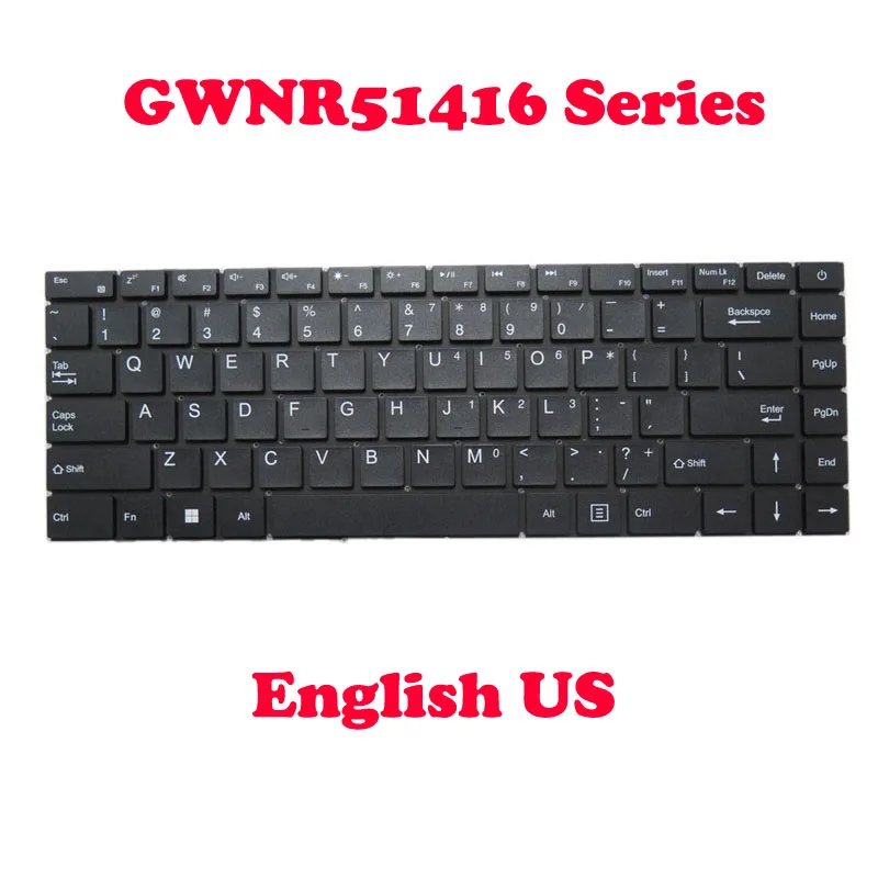 

Laptop NO Backlit Keyboard For Gateway GWNR51416 GWNR51416-BK GWNR51416-BL GWNR51416-RD GWNR51416-GR English US Spanish NO Frame