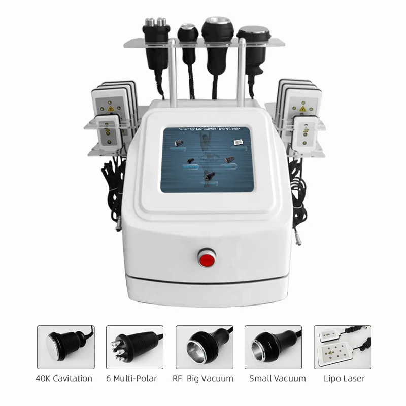 Portable Vacuum 40K Cavitation RF Face Lifting Fat Loss Body Slimming Ultrasonic Machine Lipolaser Spa Beauty Instrument