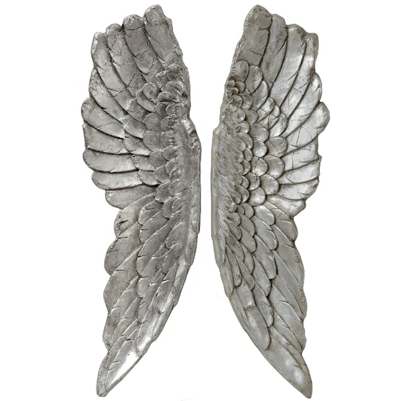 Fashion wall decoration magnesia antique large customization angel wings for home decoration angel wings wall decor