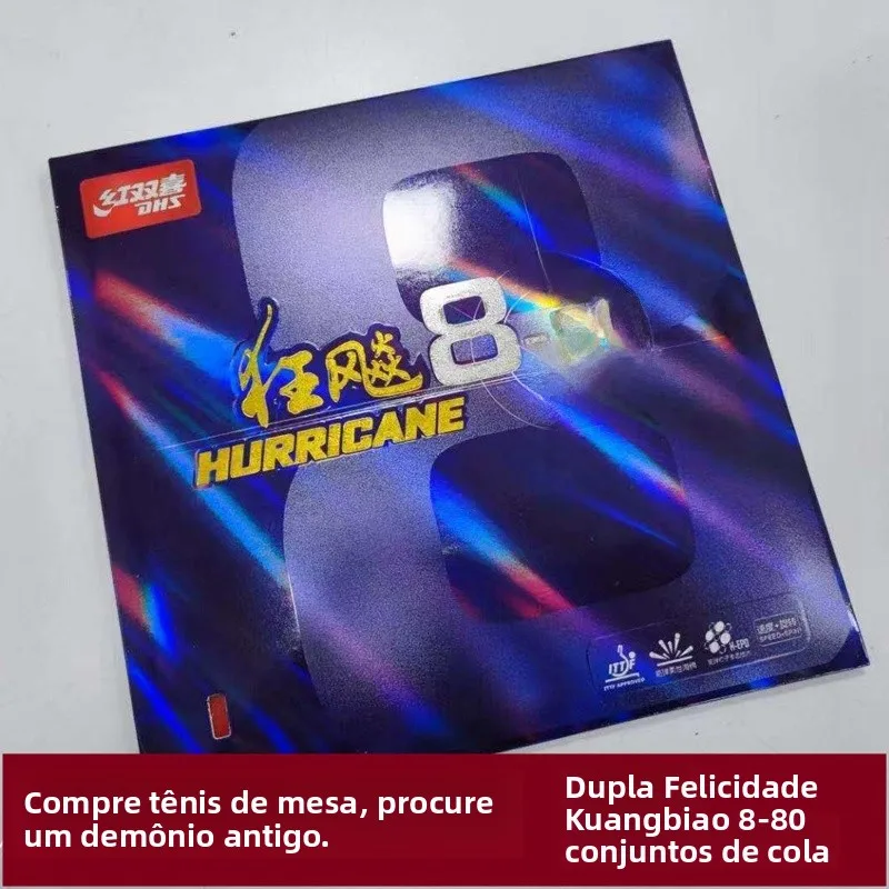 racchetta-da-ping-pong-dhs-red-double-happiness-8-con-gomma-dura-e-morbida-per-gioco-offensivo