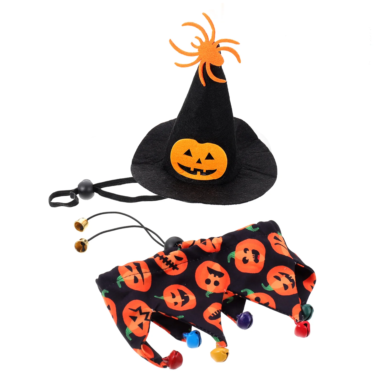 

Halloween Dog Kerchief Pet Dress up Hat Has Hats Fashion Elastic Fabric Costumes