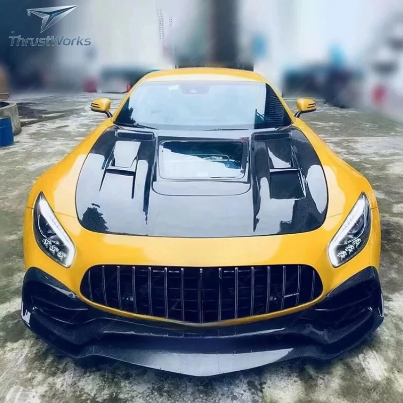 

ThrustWorks New Black Carbon Fiber Body Kit GT GTS Upgr To RZ Style