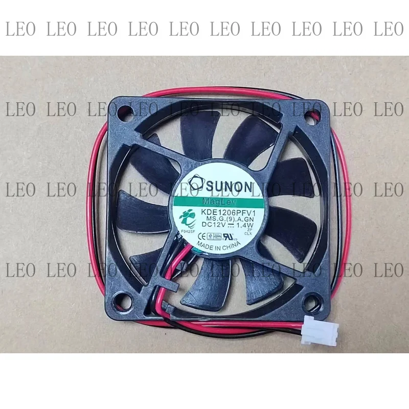 MY For SUNON KDE1206PFV1 12V 1.4W 6010 6cm 2 line Ultra-thin Silent Cooling fan