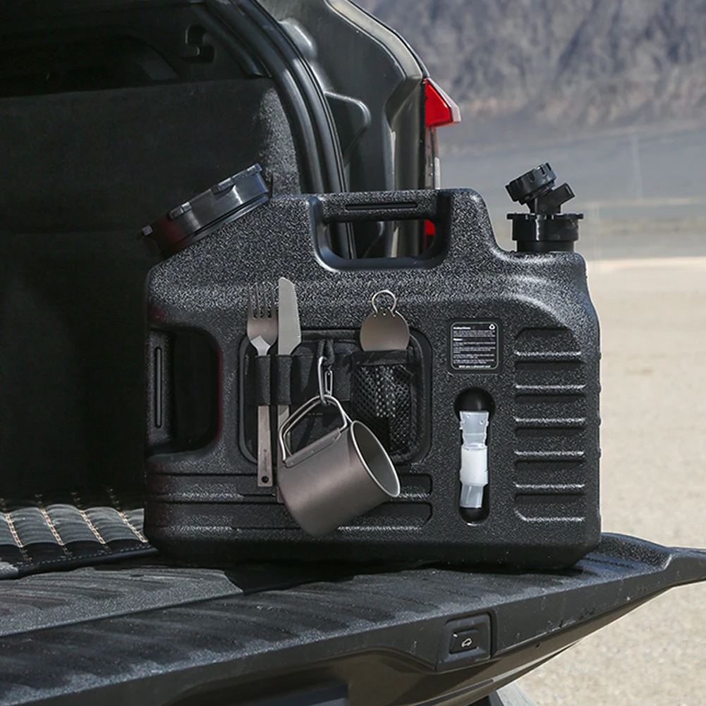 

13L Camping Water Jug Water Pump Faucet Emergency Water Tank Portable Water Container for Outdoor Hiking Camping Picnic Supplies