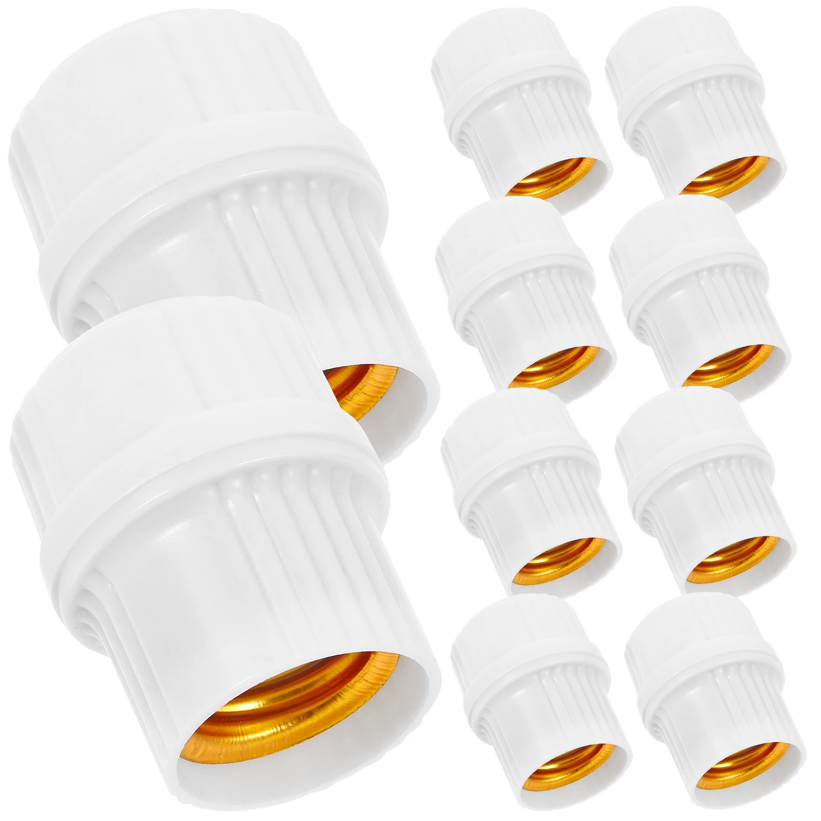 

10pcs E27 Screw Lamp Holder PC Copper Stable Durable Light Socket Hanging Cord Accessories Kitchen Living Room Bars Hallway