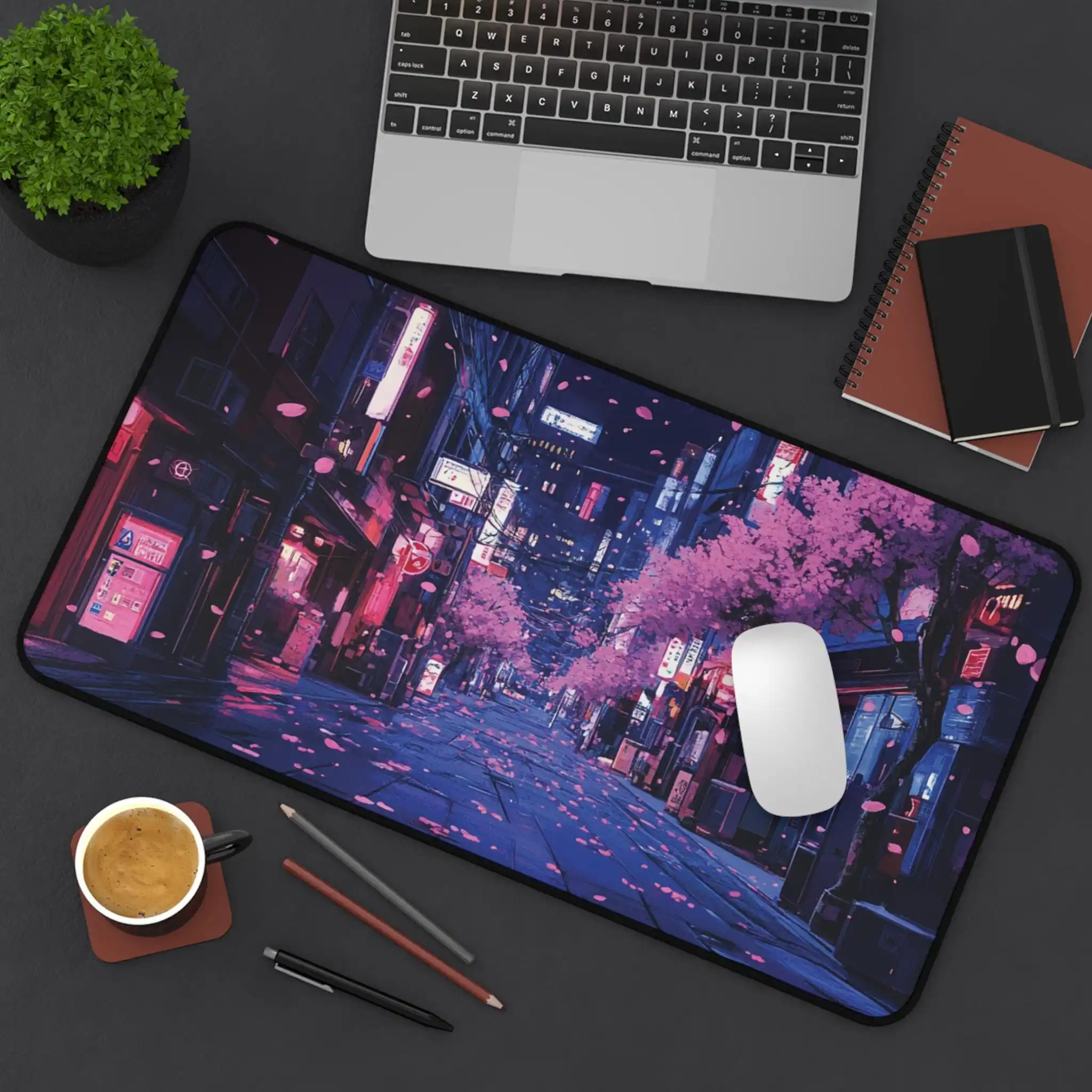 

Sakura Gaming Mouse Pad,Sakura Office Decoration Deskmat,Non-Slip Waterproof Mousepad,the Perfect Gift for Cherry Blossom Lovers
