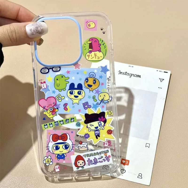 Ins Japanese Amine Glitters Cartoon Phone Case For Samsung Galaxy S25 S24 S23 S22 S21 S20 Note20 Edge Plus Ultra Lite 5G Cover - náhled 2