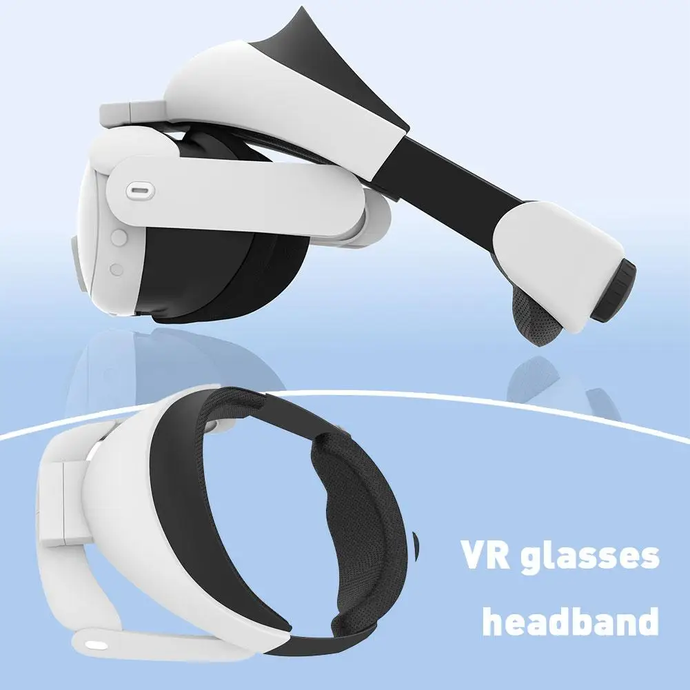 

Comfortable Adjustable Bend for Meta Quest 3 Head Strap Headwear Headband for Quest 3 Accessories T3J0