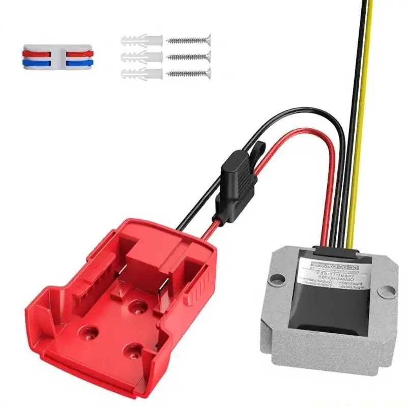 

J0MA 10A 15A 20A Power Converter 18V to 12V Regulator With Switches And Over Discharge For Lithiums Battery