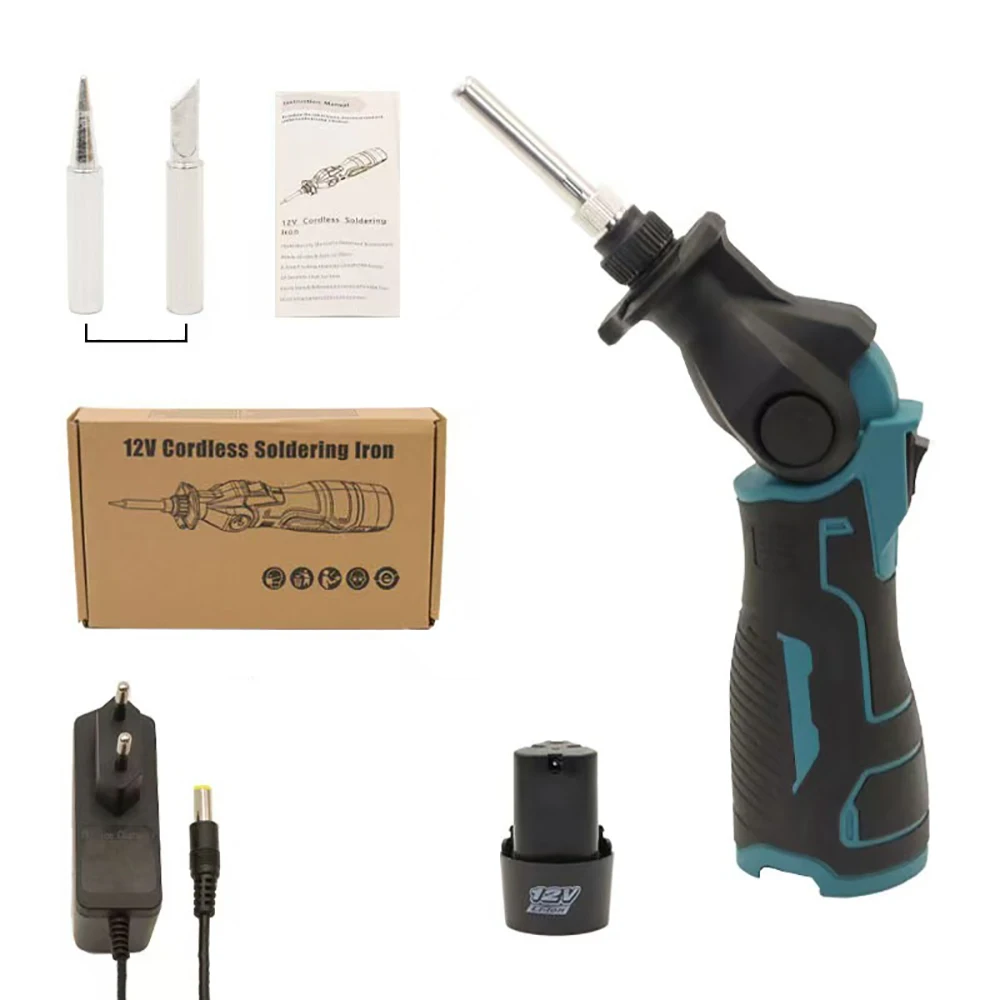 

Паяльник с литиевой батареей 12 В, беспроводной небольшой бытовой сварочный артефакт, портативный быстрый нагрев