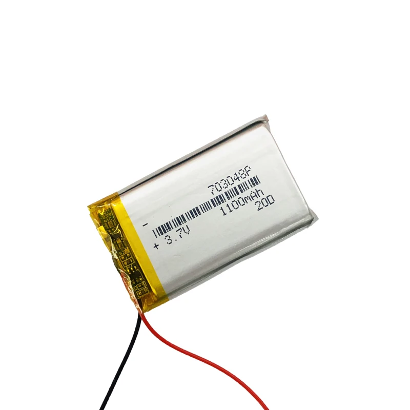 

703048 1100mah 3.7V Lithium Polymer Battery For Electronic Toy LED Light Camera E-book Tablet Rechargeable Li-polymer Batteries