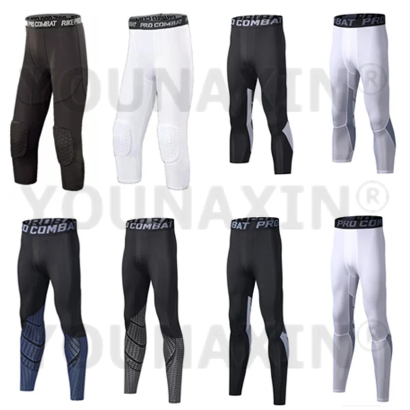 

Men‘s Base Layer Tight Pants Running Cropped Trousers Yoga Sports Leggings Fitness Elastic Outdoor Gym Jogging S M L XL 2XL 3XL