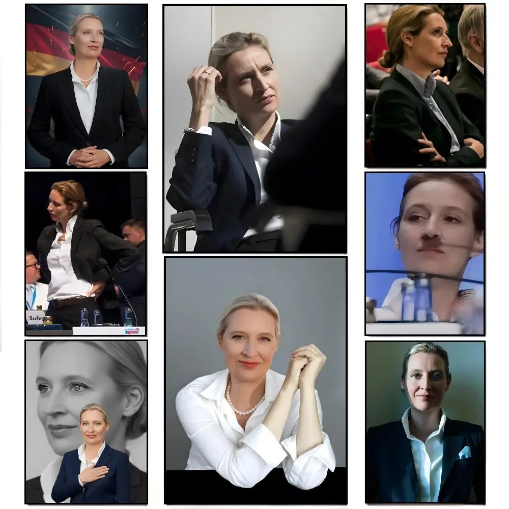 Politician Biography A-Alice Elisabeth Weidel Poster Elegant Indoor Artwork Design & Contemporary Home Decor