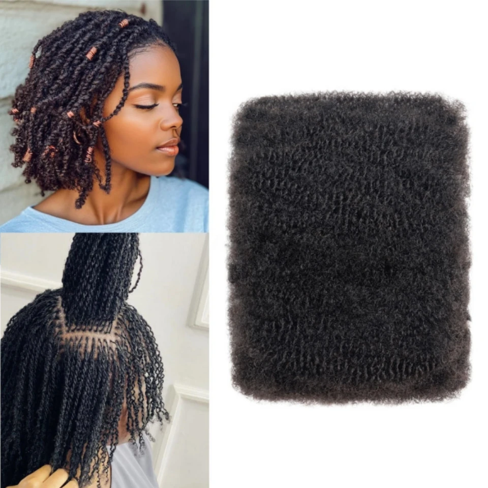 

100% натуральные афро-кудрявые человеческие волосы 30 г # Натуральные черные оригинальные индийские волосы, кудрявые вьющиеся человеческие волосы для Locs Twist