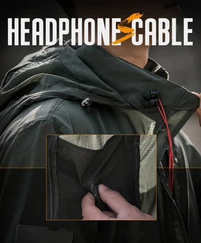 Lightweight Waterproof Tacticals Jacket Men's Summer Breathable Thin Hoody Raincoat Hunting Portable Windbreaker Skin Jackets 5