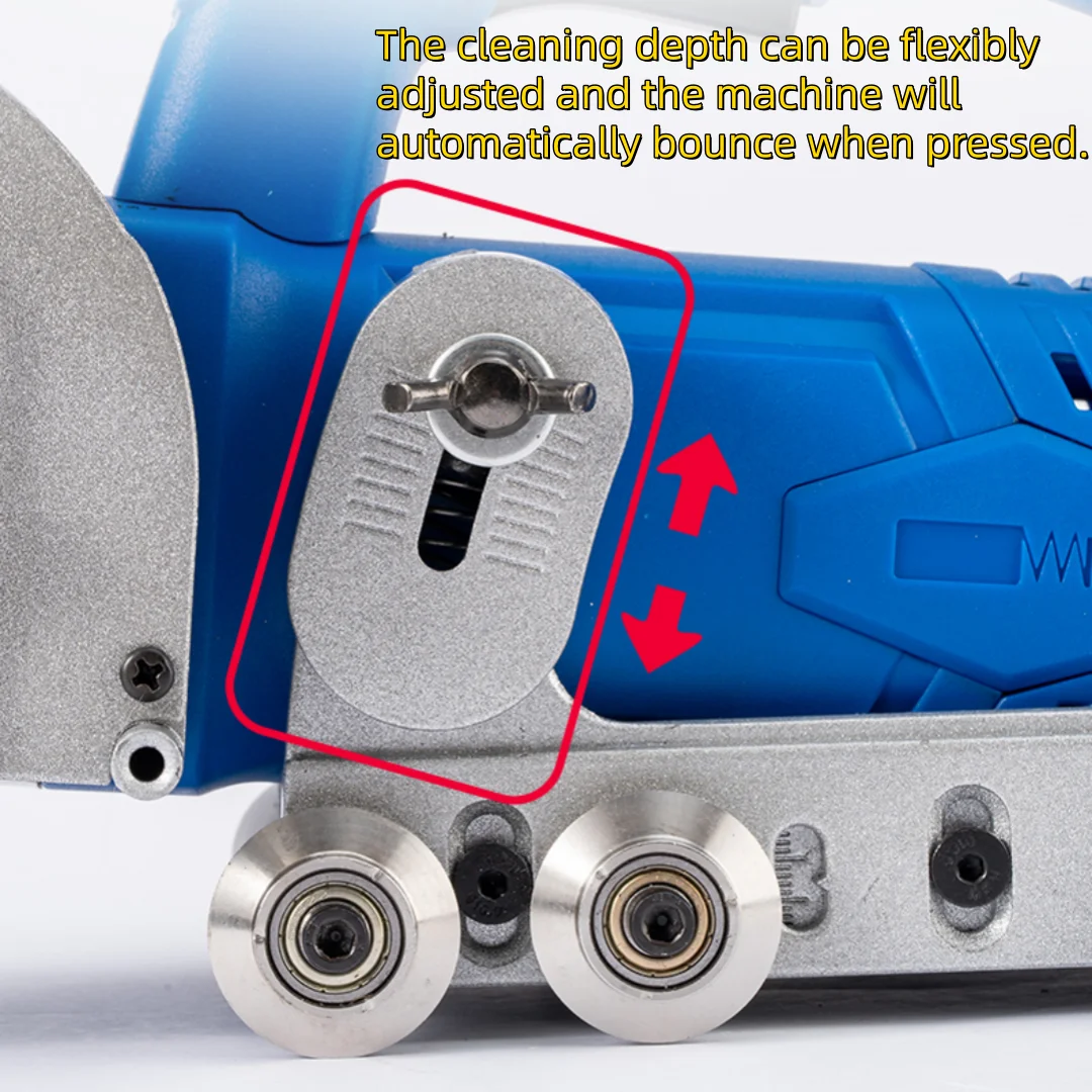 Grout cleaner tile joint cleaner self-suction dust-free electric grout applicator tile cracking machine
