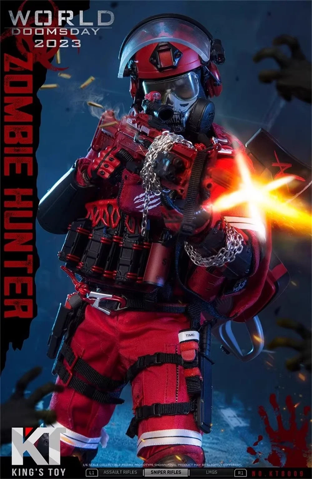 1/6 ألعاب الملك KT-8009 KT8009 غيبوبة القاتل هنتر ذكر الجندي دمية مجموعة كاملة المنقولة عمل الشكل 12 "هدية لمحبي جمع #2