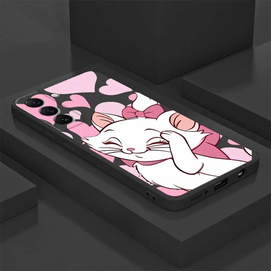 Disney Marie Cat Phone Case for Samsung Galaxy A10 A10e A10s A20 A20s A04s A30 A02 A40 A02s A03 A05 A05s A50 A05s A06 Cover