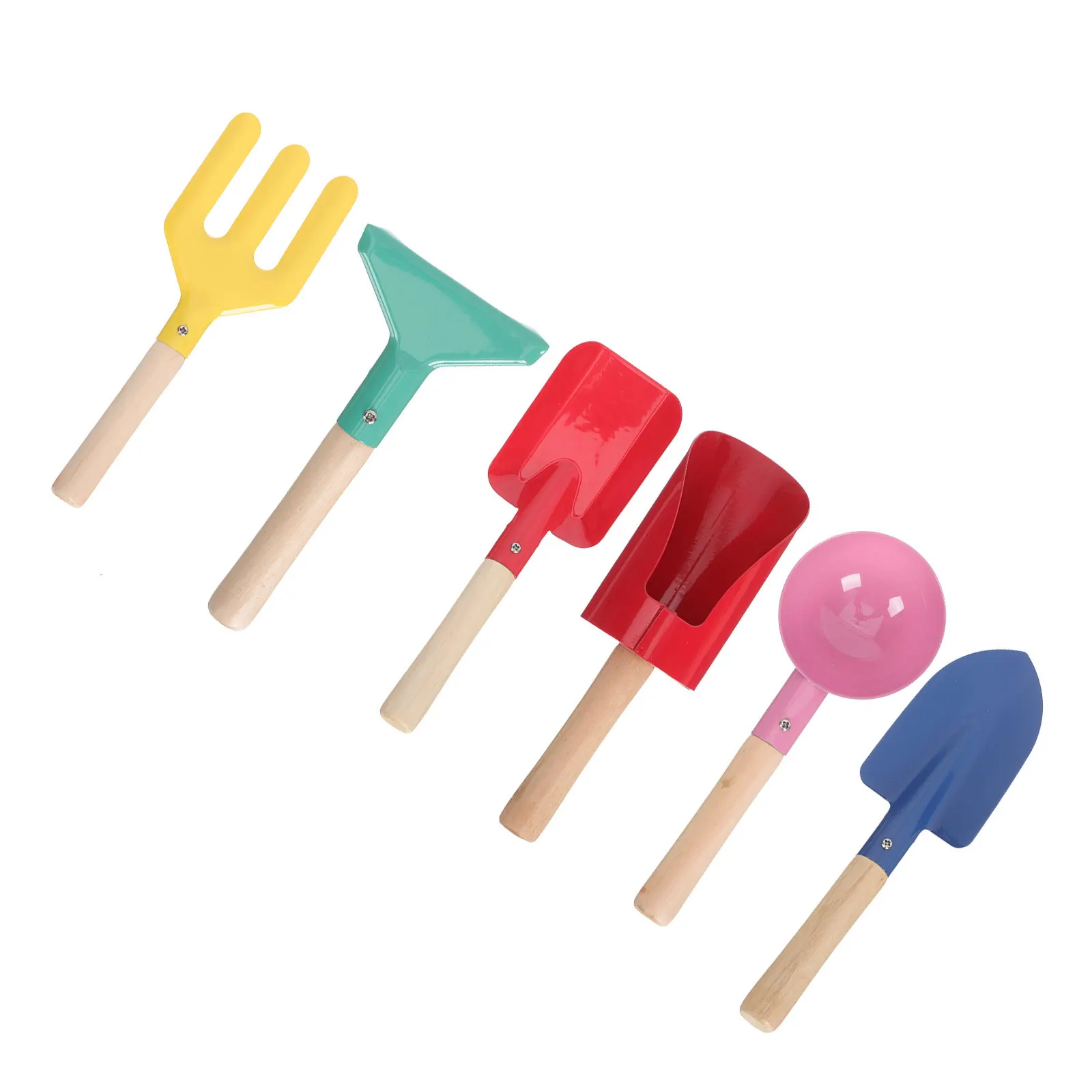 1 set di attrezzi da giardinaggio per bambini, impugnatura ergonomica leggera, perfetta per scavare, trapiantare il terreno per piantare fiori all'aperto