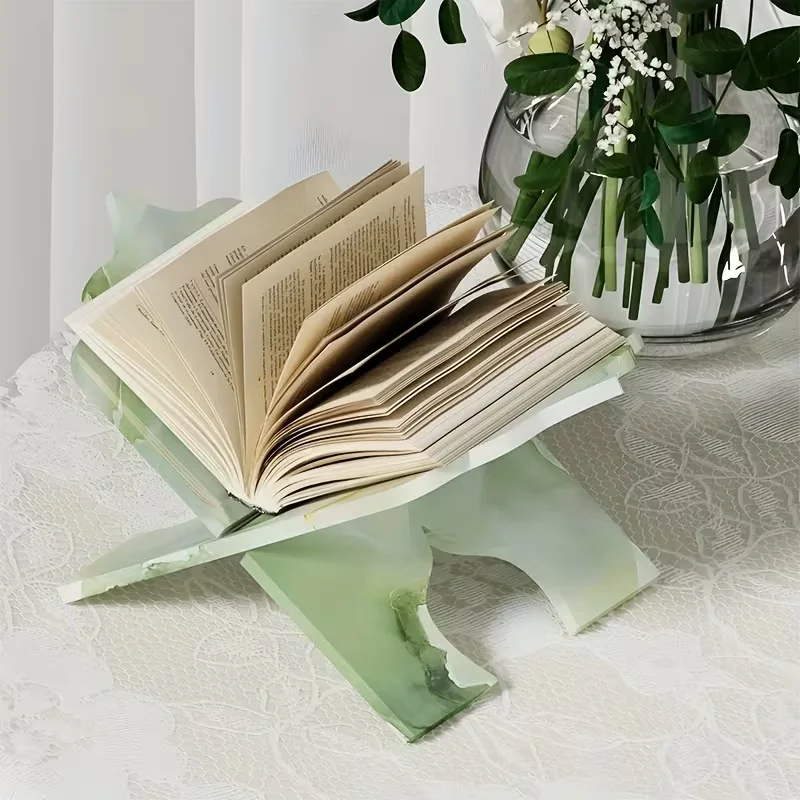 Resin Art Quran - Diy dobrável livro suporte molde de