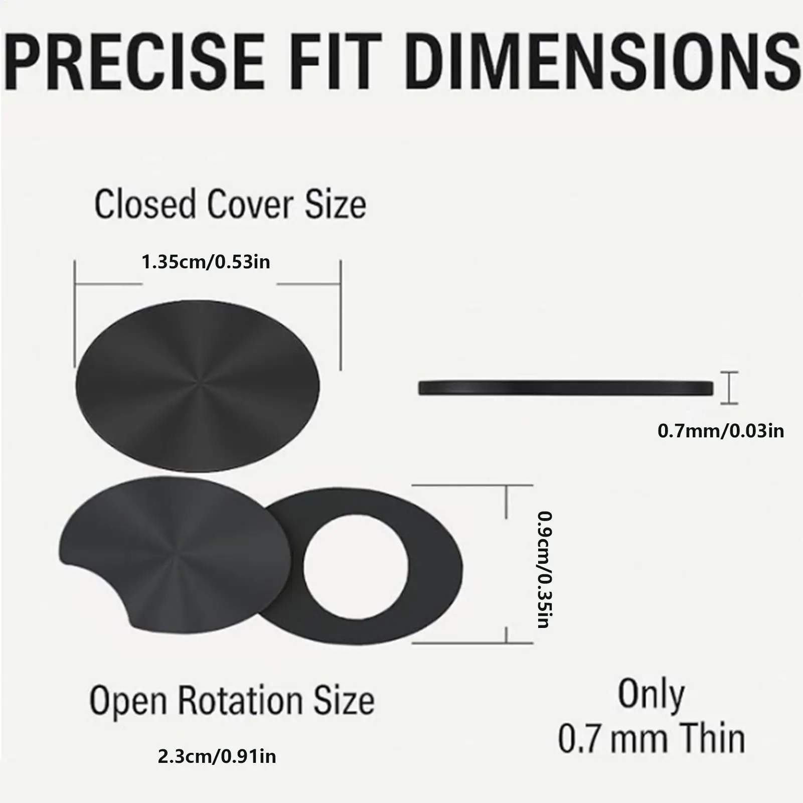 For RayBansMeta Glasses Camera Cover 3 Pieces Anti-Spying Smart Electronics Supplies Accessories Camera Protection Cover view 6