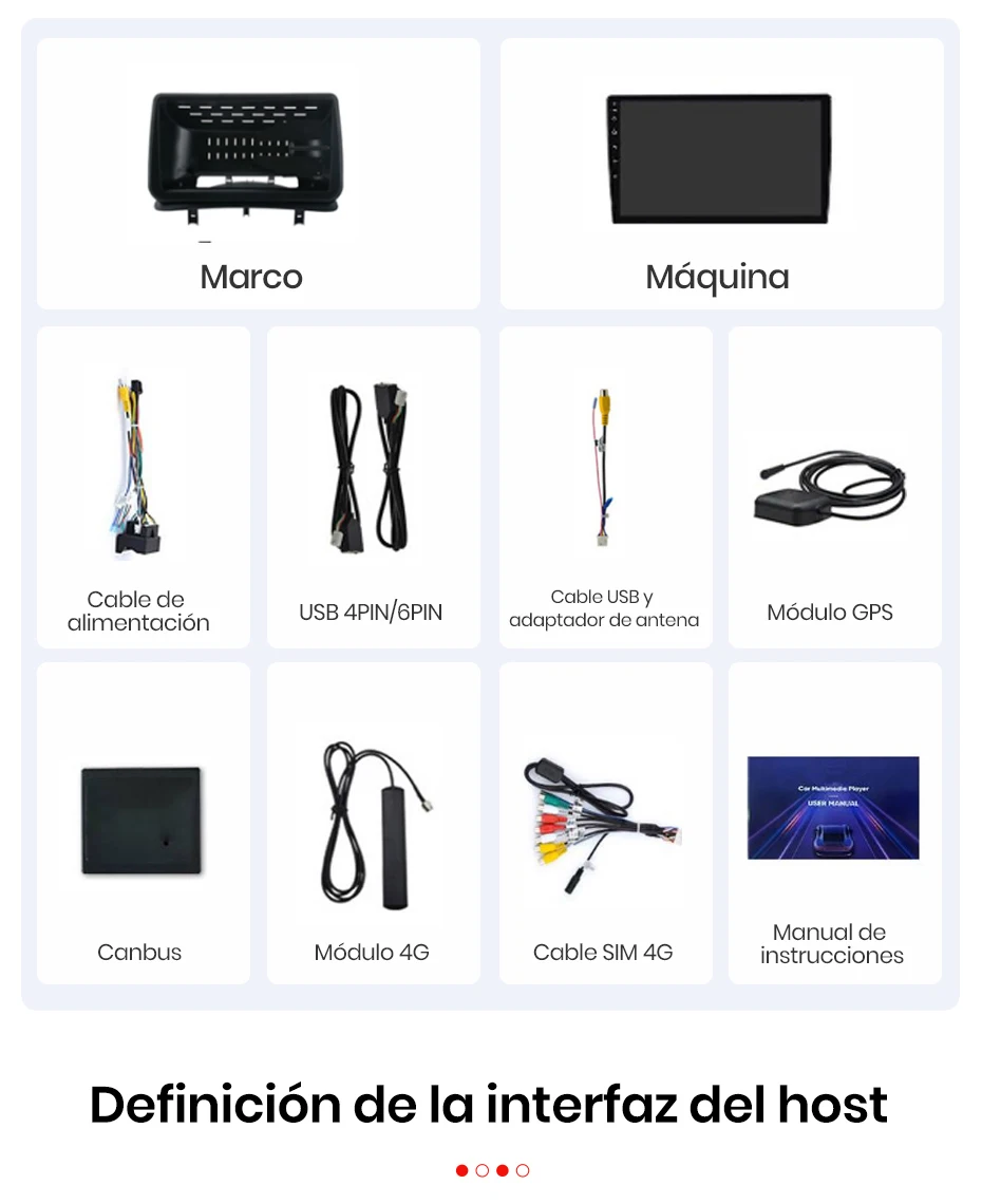 Junsun Autoradio für Renault Clio 3 2005 2006-2014, kabelloses CarPlay, Android Auto, intelligente Systeme, IPS/QLED-Touchscreen, 360°-Kamera, DSP, GPS-Navigation, WiFi, DAB+, RDS, FM/RAM, BT, SWC, Plug-and-Play, 2DIN – Detail 27