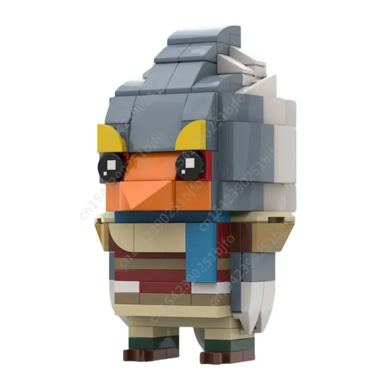 Moc Game Movie Series Brickheadz Action Figure Building Blocks Assemble Model Anime Figure Movie Character Bricks Toy Child Gift