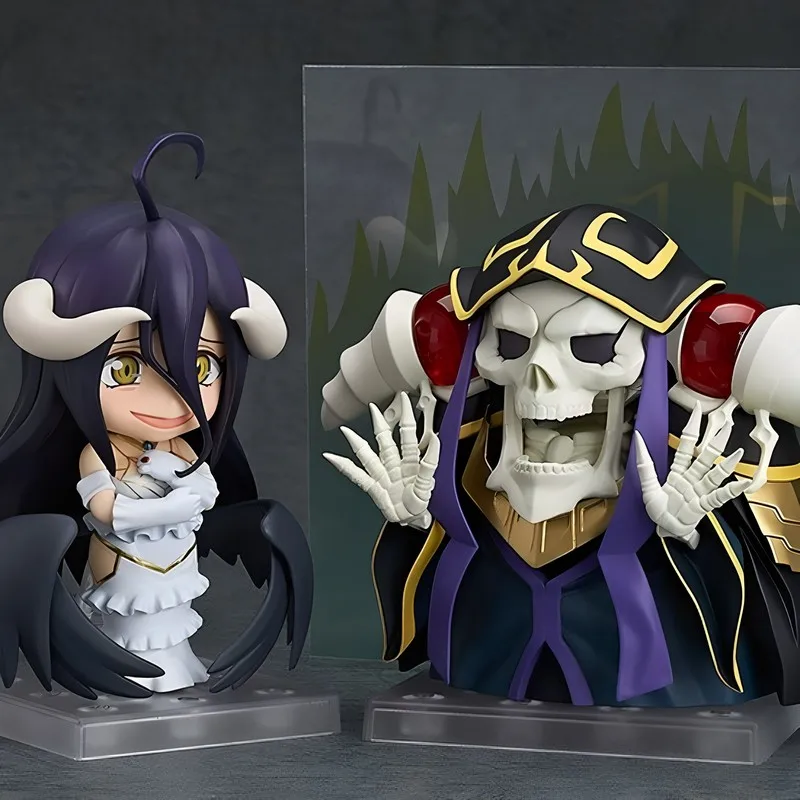 642 #   631 #   Figurine de collection Overlord Ainz Ooal Gown Albedo avec visages interchangeables, ornement de présentation de bureau exquis