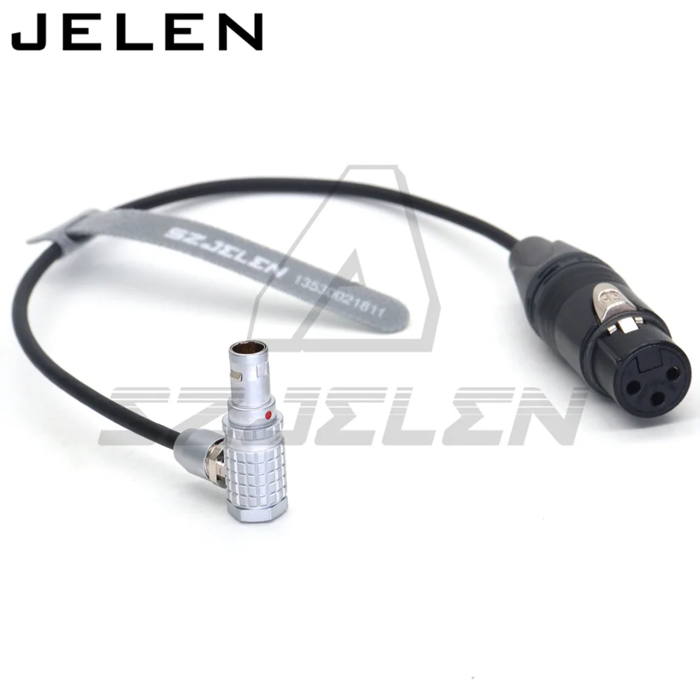 XLR 3Pin female to FGA 0B 6Pin Connector  for ARRI Alexa MiniLF, S35 Audio cable