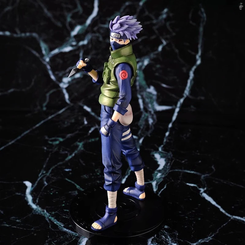 

23cm New NARUTO Anime Figure Hatake Kakashi Peripheral PVC Model Statue Desktop Decoration Ornaments Kids Birthday Gifts Toys