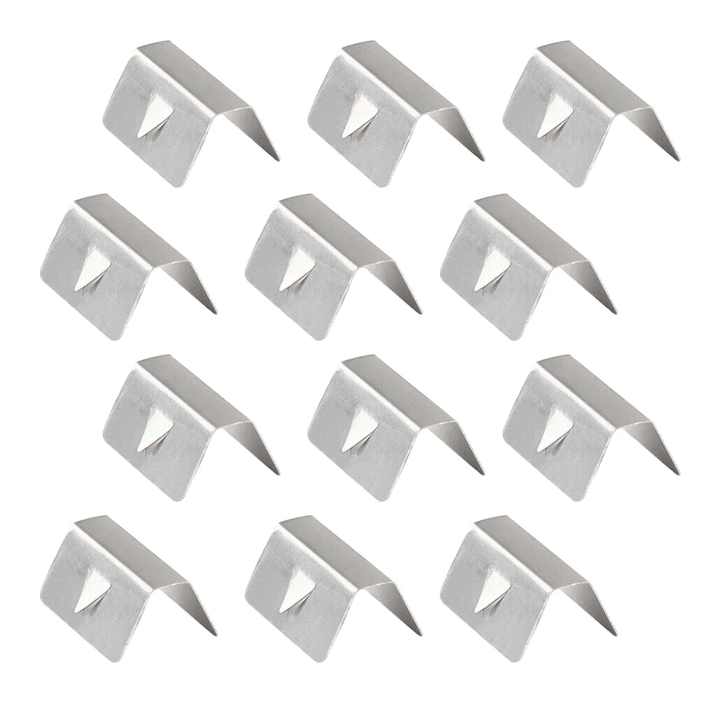 12 Pcs Car Rain Eyebrow Clip Wind Rain Deflector Metal Fitting Clips Replacement for G3 Send