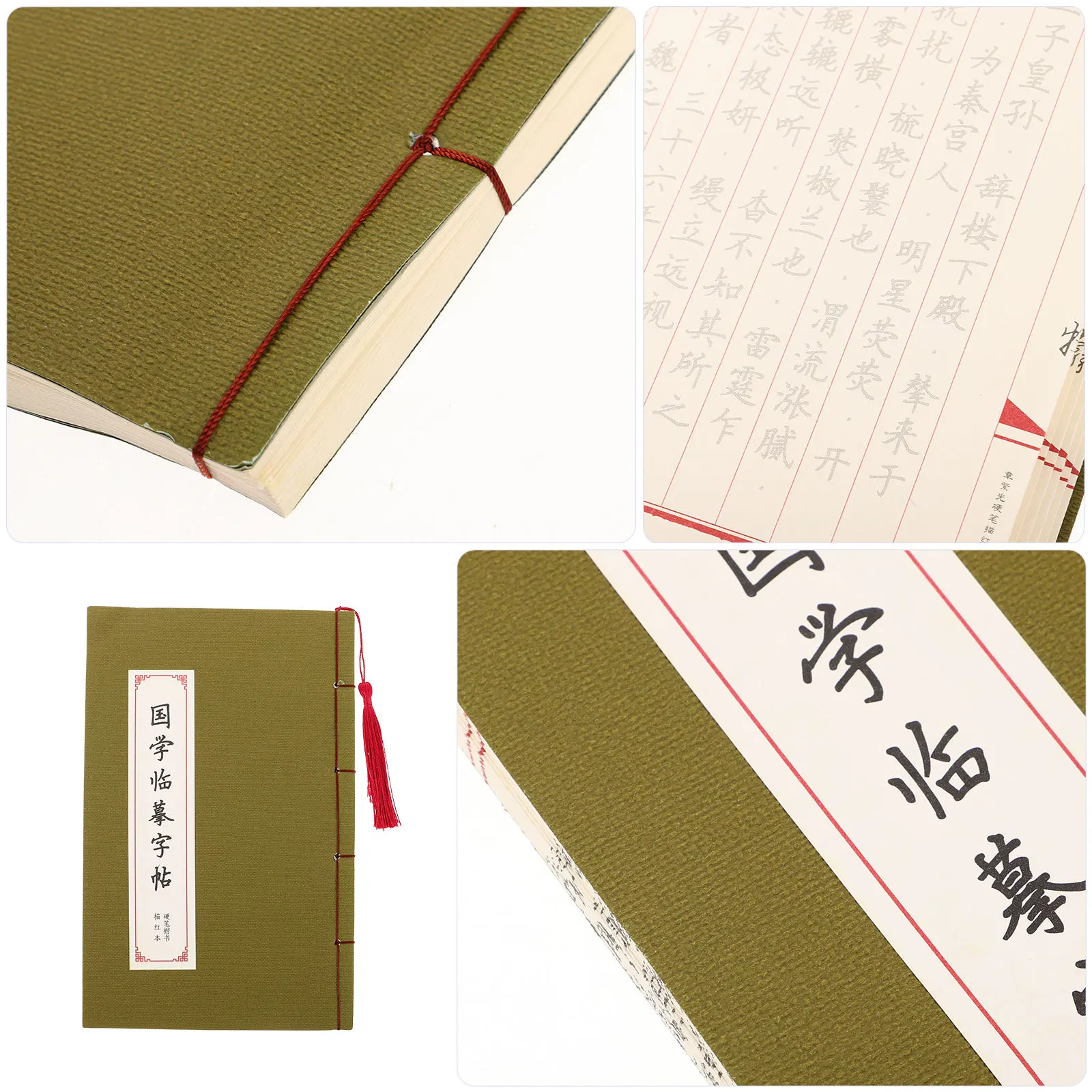 Caneta dura caligrafia prática livro personagem chinês rastreamento cópia caderno de alta precisão impresso diretrizes papel para