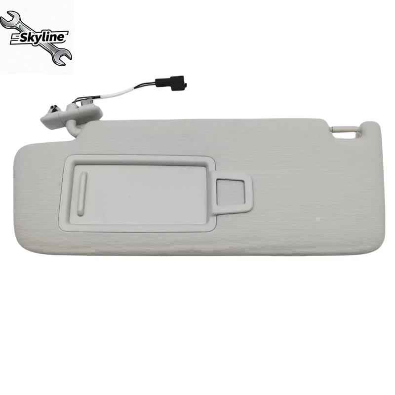 1/2PCS Grey Interior Sun Visor Make Up Mirror 5G0857551 5G0857552