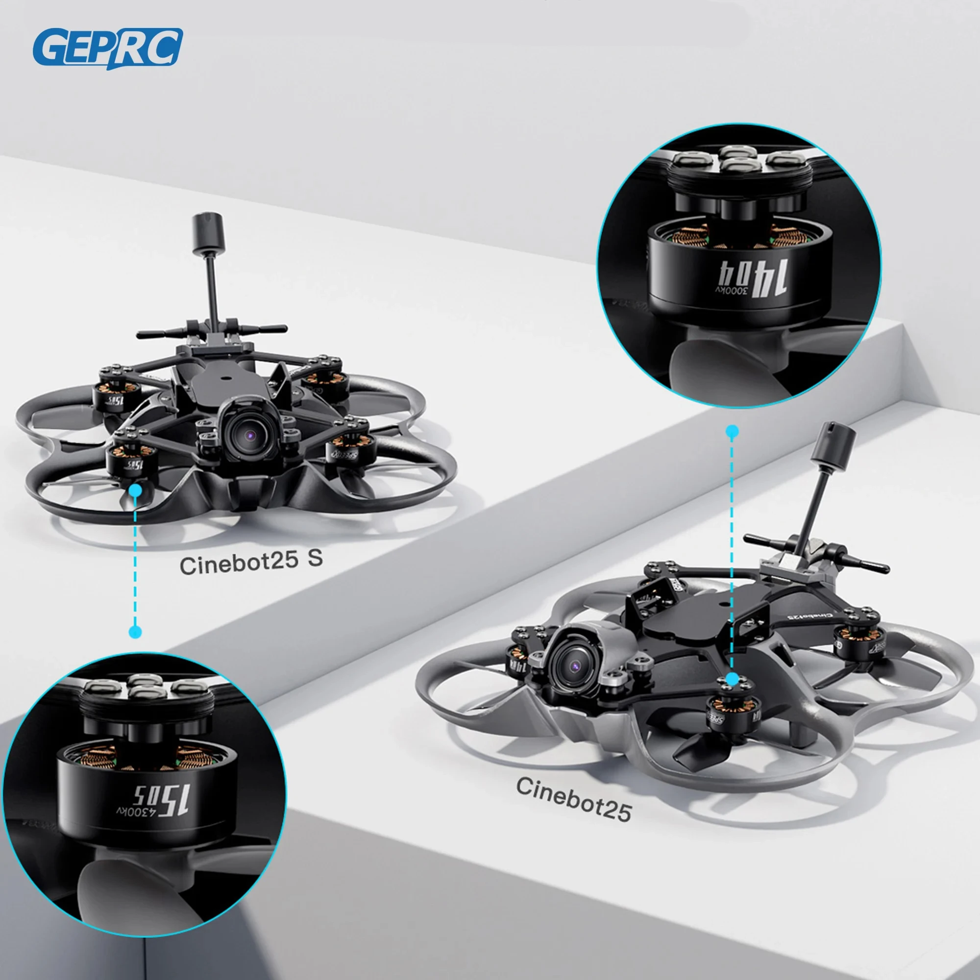 New GEPRC Cinebot25 S WTFPV/HD O3DJI/HD WASP Quadcopter With SPEEDX2 1505 4300KV Motor FPV Remote Control Drone