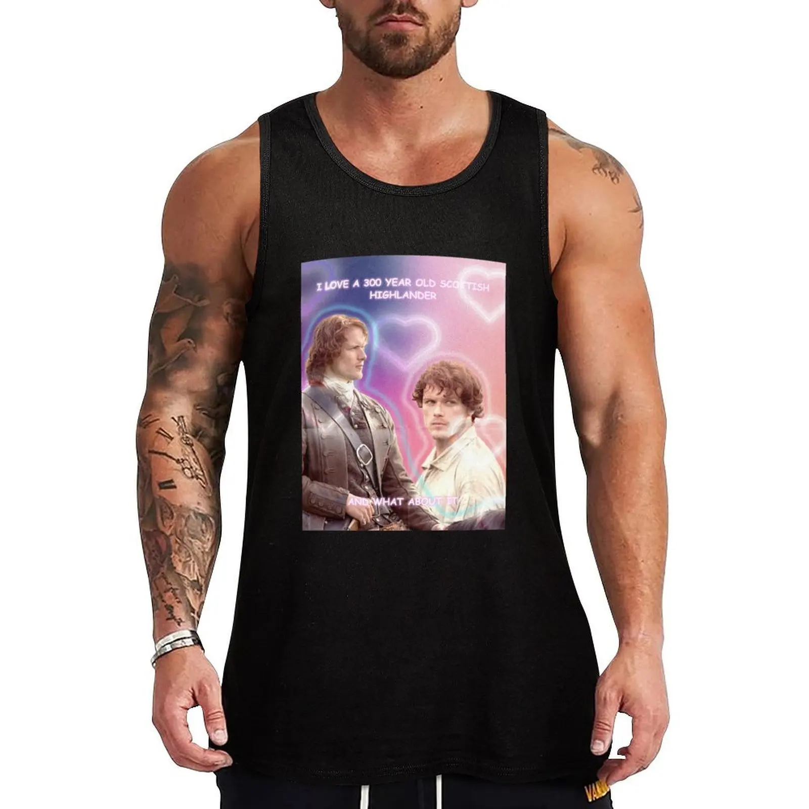 Mens Best I Love Jamie FraserGifts For Music Fan Tank Top Anti Shrink Tank Top Durable Casual Sleeveless Shirt