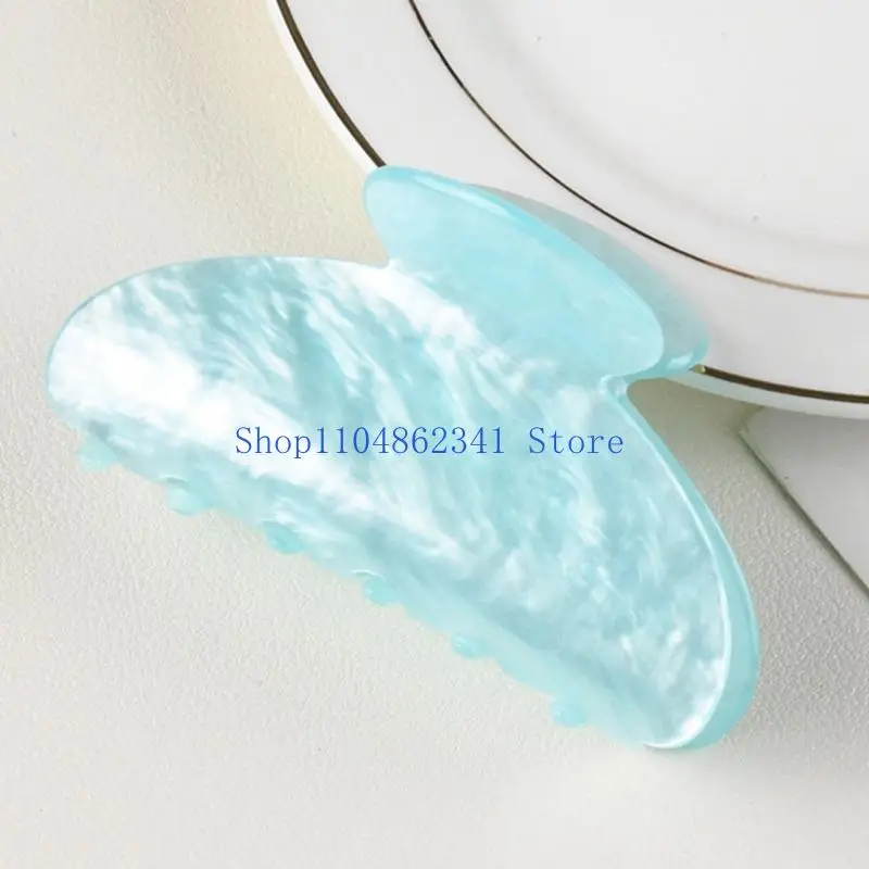 5asd Nacreous Wide Hair Clip Kẹp Claw Clip Tóc Barrettes Delicate lớn Công cụ tạo kiểu tóc đầu
