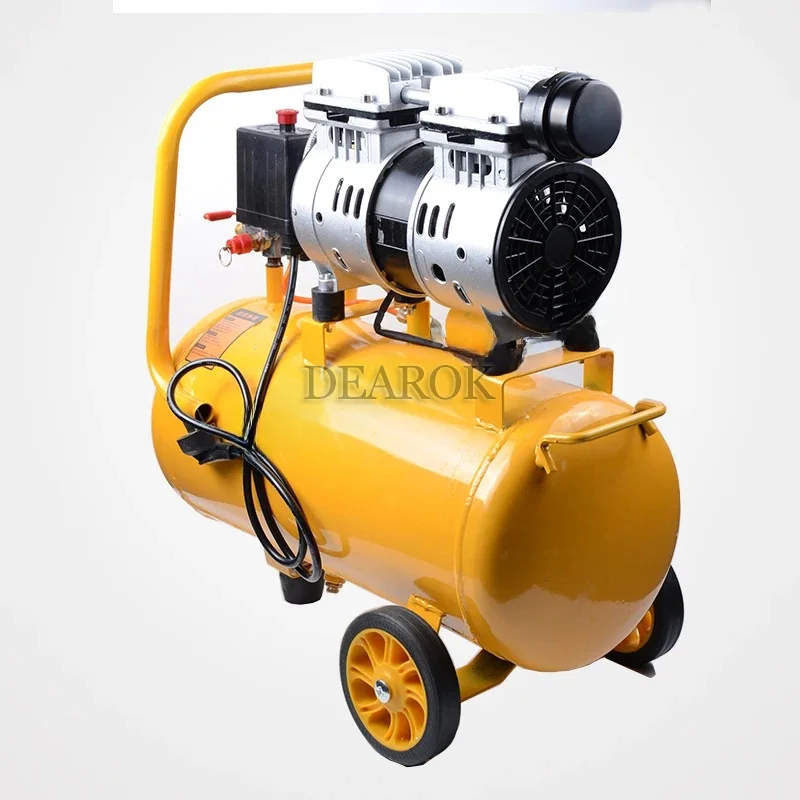UM-50L Oil-free silent copper wire air compression equipment dental air pump woodworking paint device, 220V 1PC