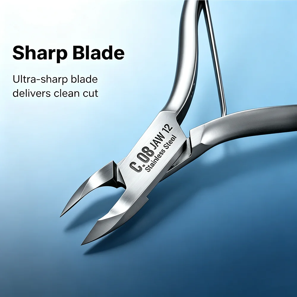 Stainless Steel Cuticle Nipper 5mm Blade Rustproof Durable Dead Skin Remover Salon Tools items for a manicurist
