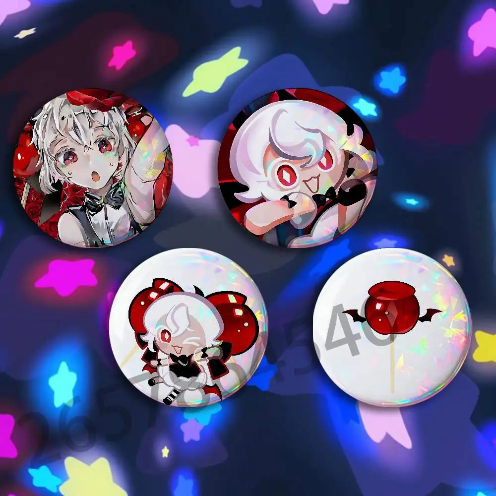 C-Candy Apple Cookie Badges 25 32 44 58 75 mm Round Customizable Wholesale Fan goods Self-made fan freebies TH