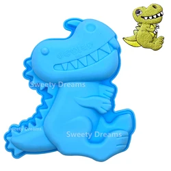 3D Animals Dinosaur Silicone Cake Molds Fondant Decorating Tools Chocolate Cookie Moulds Baking Accessories