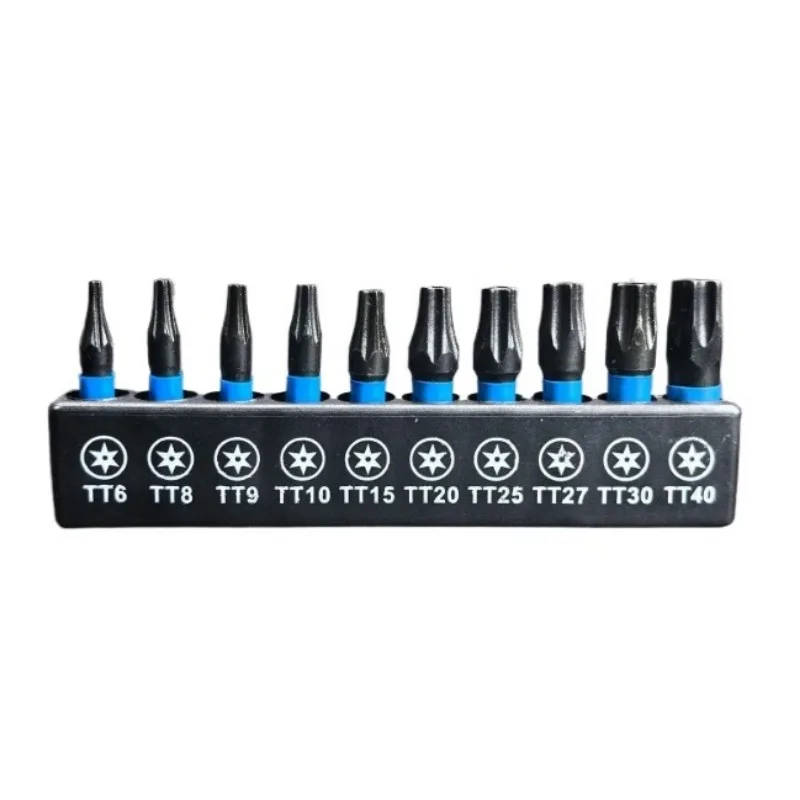 21/10PCS Star Impact Boor Set S2 Staal Zeskantkop Schacht Magnetische Schroevendraaier Driver Bits Houder Moersleutel elektrische Boor Gereedschap