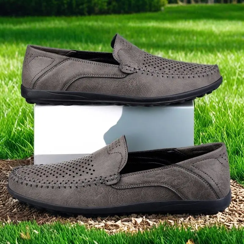 جو بسيط، غير قابل للانزلاق ومقاوم للاهتراء، حذاء بدون كعب عالي الجودة بدواسة واحدة، خفيف وجيد التهوية