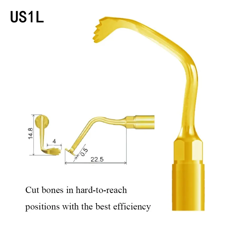 VV Dental Ultrasonic Surgery Zestaw do cięcia kości Profesjonalne narzędzia stomatologiczne kompatybilne z WOODPECKER ULTRASURGERY